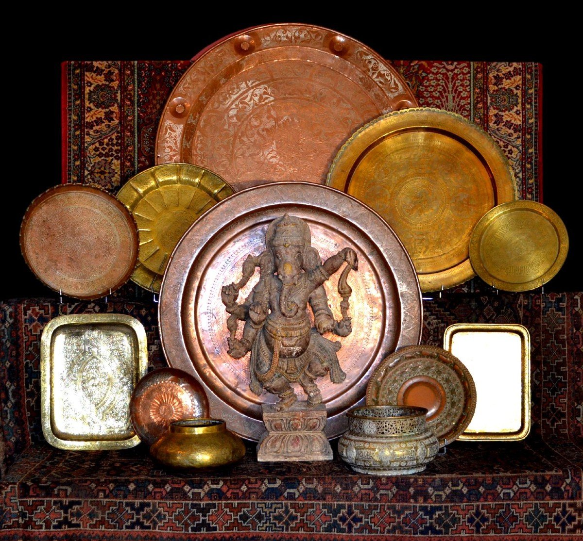 Betel Box In Red Copper, India, Late 19th Century, Early 20th Century-photo-7