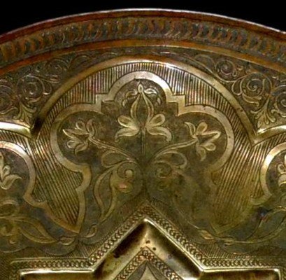 Large Tea Tray, Tunisia, Maghreb, Early 20th Century-photo-3