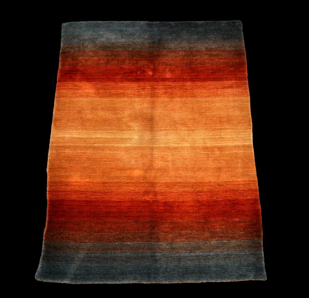 Tapis Gabbeh ancien, Iran, 126 cm x 196 cm, laine nouée main, début du XXème Siècle, rare-photo-6