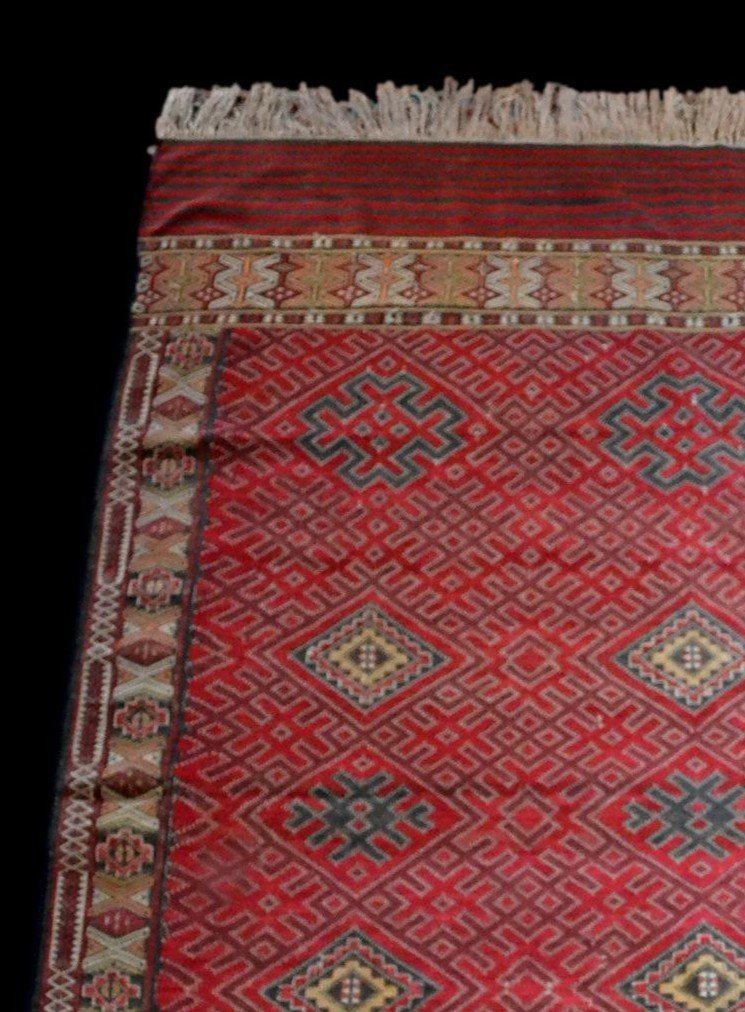 Important Hanbel, Old Carpet, Zemmour Tribe, Middle Atlas, Morocco, 210 Cm X 323 Cm, 1950/1960-photo-3