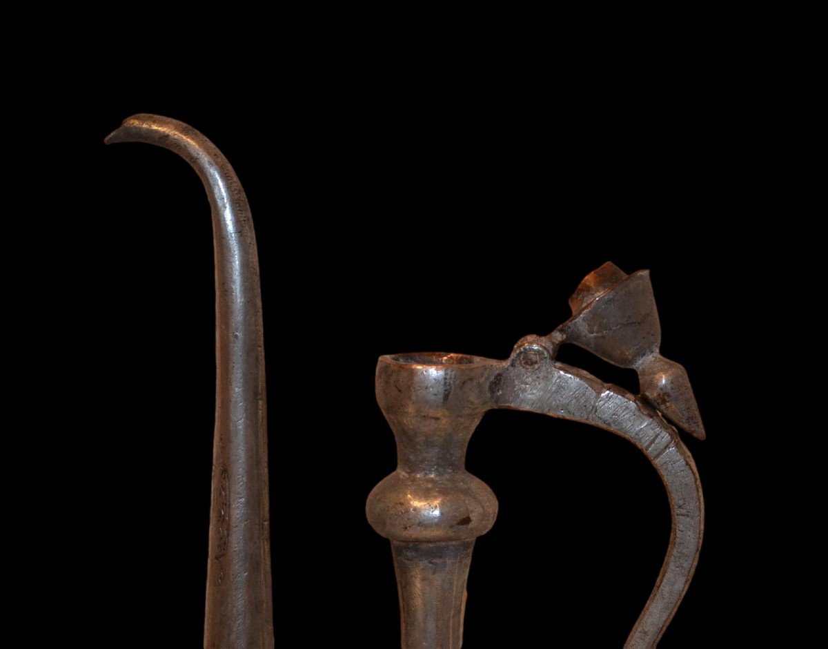 Aiguière Aftafa au "lièvre", cuivre étamé, Iran oriental, nord-ouest de la Perse, XIXème siècle-photo-4