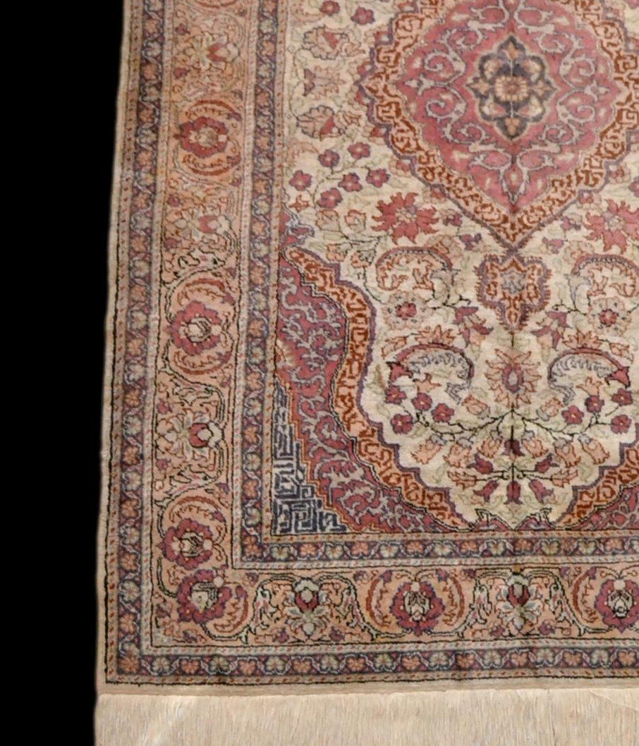 Tapis Kayseri, Turquie, 122 cm x 176 cm, laine nouée main , vers 1960/70 en parfait état-photo-2