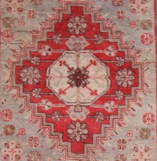 Tapis Malayer, Persan, 133 cm x 220 cm, laine nouée main, Iran, vers 1950, très bel état-photo-4