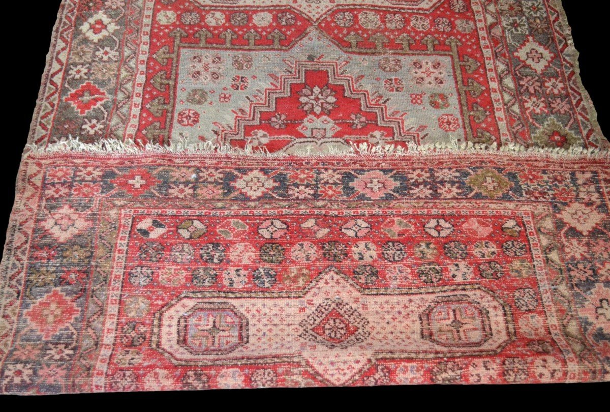 Tapis Malayer, Persan, 133 cm x 220 cm, laine nouée main, Iran, vers 1950, très bel état-photo-6