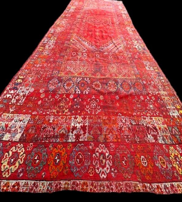 Tapis Zerbiya, Rabat, Maroc, 205 x 465 cm, laine nouée main, Berbères, fin du XIXème, -photo-8