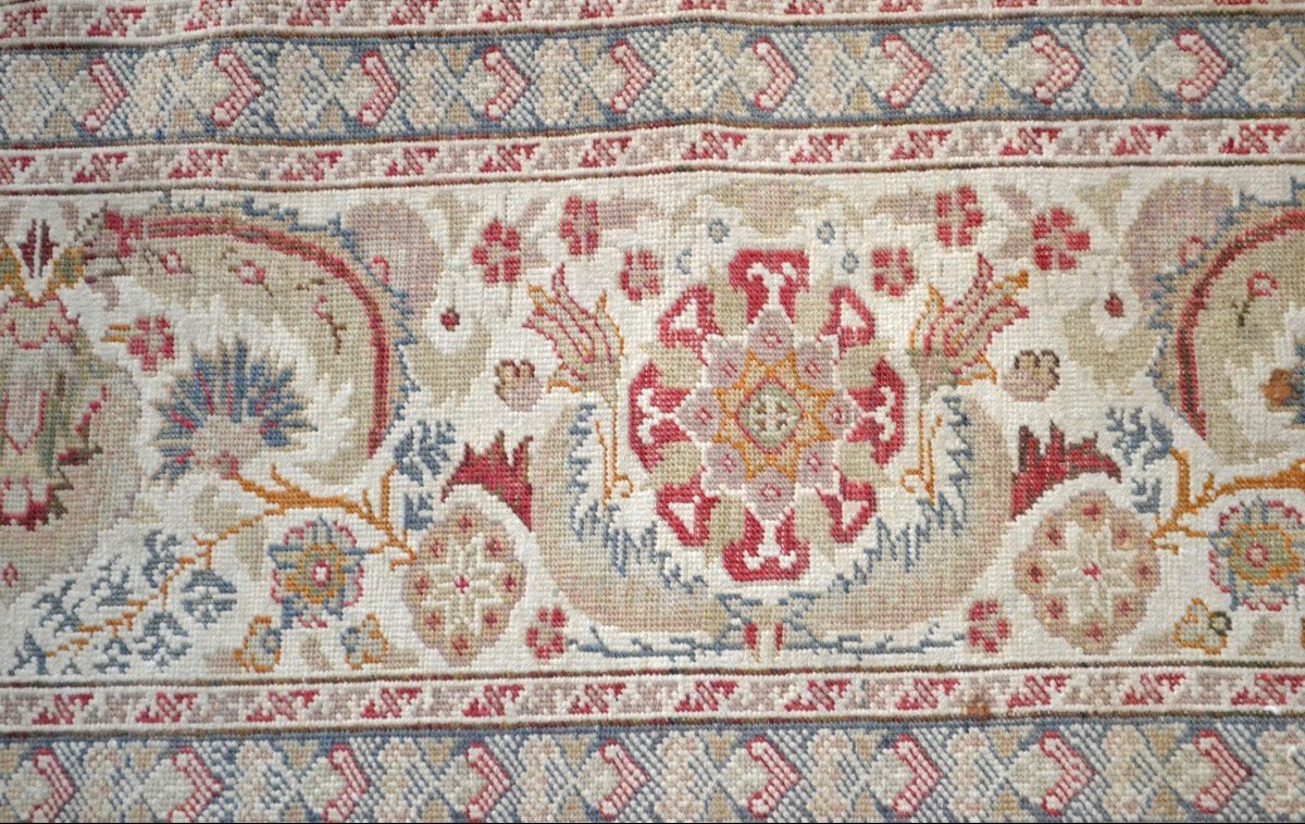 Old Istanbul Prayer Rug, Silk And Wool, 128 Cm X 179 Cm, Ottoman Empire, Early 20th Century-photo-4