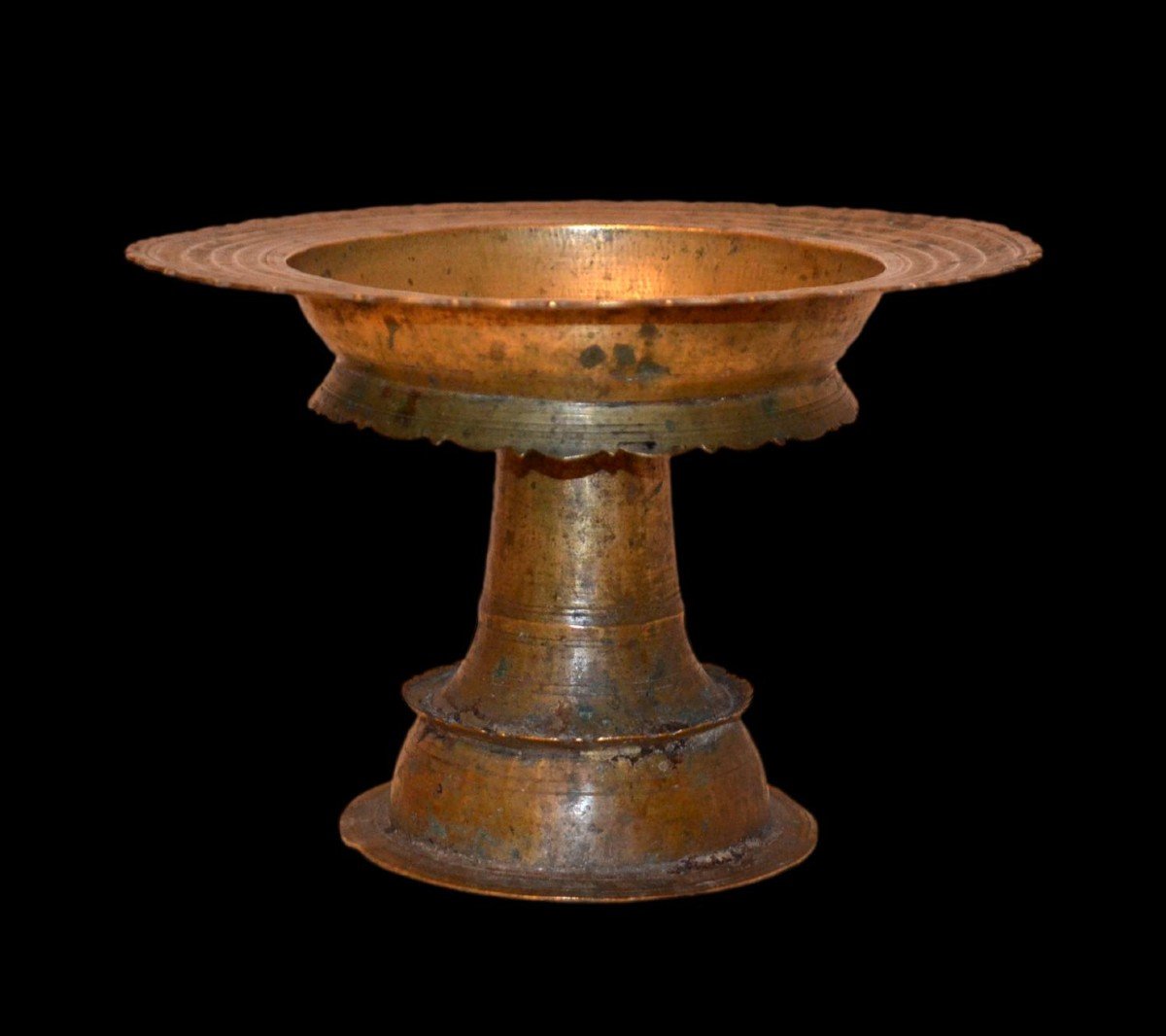 Fontaine à eau pour ablutions, Ht 64 cm cuivre étamé, empire Ottoman, XIXème siècle-photo-8