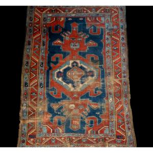 Old Kazak Lambalo, Dated 1931, Caucasus, 140 X 200 Cm, Wool On Hand-knotted Wool