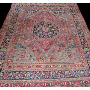 Important Old Tabriz, 253 X 357 Cm, Hand-knotted Wool In Persia (iran) In The 19th Century