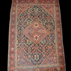 Malayer, Persian, 130 Cm X 197 Cm, Hand-knotted Wool In Iran, Mid-20th Century, 1950,