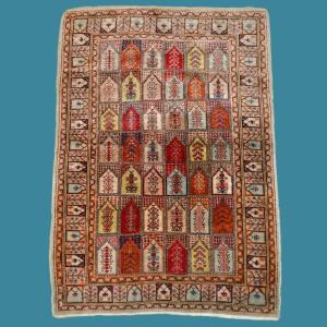 Old Kayseri, Wool & Silk, 94 Cm X 136 Cm, Hand-knotted In Turkey Around 1920, In Very Good Condition