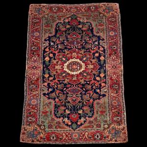 Old Tabriz, 127 X 185 Cm, Hand-knotted Wool In Persia, Iran, Late 18th Century, Kadjar Dynasty