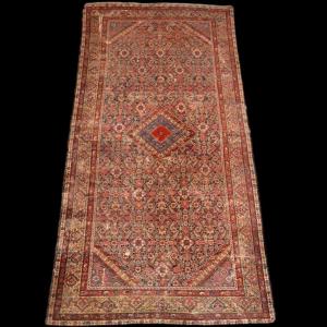 Old Ferahan Rug, 152 X 295 Cm, Hand-knotted Wool In Persia, Late 18th Century, Kadjar