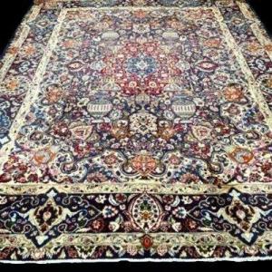 Kashmar Rug, Persian, 290 X 380 Cm, Kork Wool Hand-knotted In Iran Circa 1970, In Very Good Condition