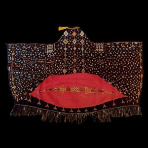 Man's Burnous, Akhnif, Ait Ouaouzguite, 153 X 235 Cm, Siroua, Atlas, Morocco, Museum Quality