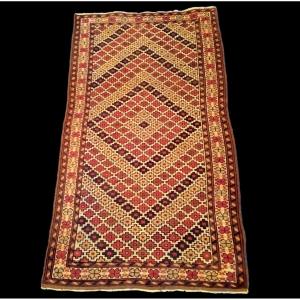 Tapis Afghan à fleurs stylisées, 100 x 175 cm, tissé vers 1950, région de Bam, très bon état