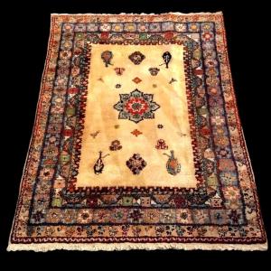 Tapis "R'bati", Rabat, 162 x 205 cm, laine nouée main au Maroc , 1980, en très bon état
