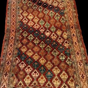 Tapis Kazak du Caucase, 114 x 202 cm, laine- laine nouée main, début  du XXème siècle, bon état