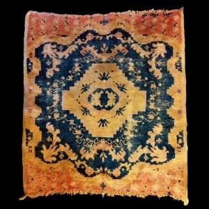 Sofreh, Haouz, Maroc, 112 x 123 cm, Laine sur laine nouée main, Début du XXème Siècle 1880-00