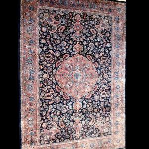 Tapis Kashmar, 174 x 255 cm, lourd et luxueux persan noué main vers 1980, en parfait état