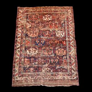 Bakthiar Rug, 125 X 170 Cm, Hand-knotted From Wool During The Qajar Dynasty In The 19th Century