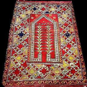 Avunya Prayer Rug, 95 X 135 Cm, Hand-knotted Wool From Turkey, Marmara Region
