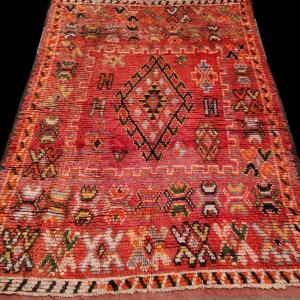 Aït Ouaouzguite Berber Rug, 176 X 315 Cm, High Atlas, Hand-knotted Wool, Morocco, 1930–1950