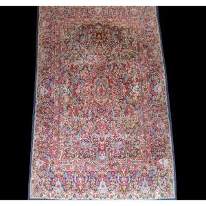 Persian Kirman Rug, Millefleurs, 157 Cm X 250 Cm, Hand-knotted Kork Wool, Iran, Very Good Condition