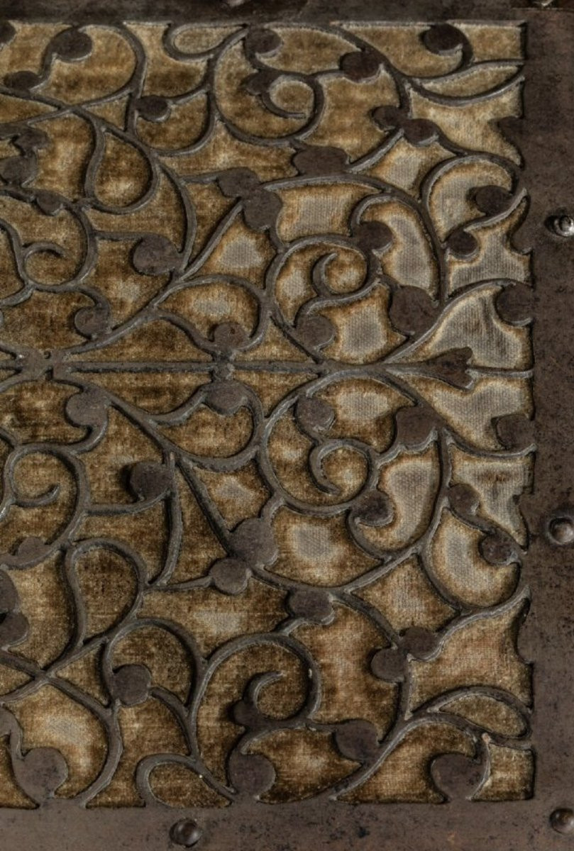 Openwork Wrought Iron Box, 17th Century-photo-4