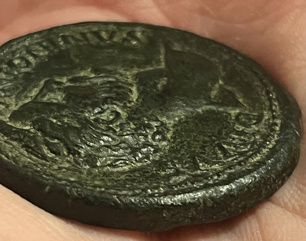 Roman Coin: A Sestertius Of Antoninus Pius -photo-4