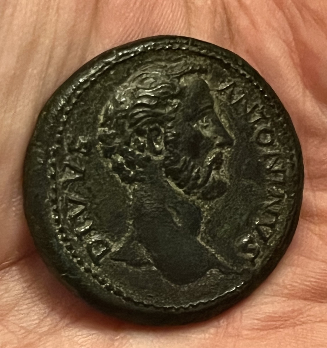 Roman Coin: A Sestertius Of Antoninus Pius 