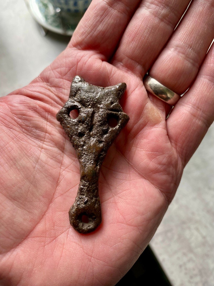 A Viking 'wolf' Stirrup Mount, 9th-10th Century Ad-photo-2