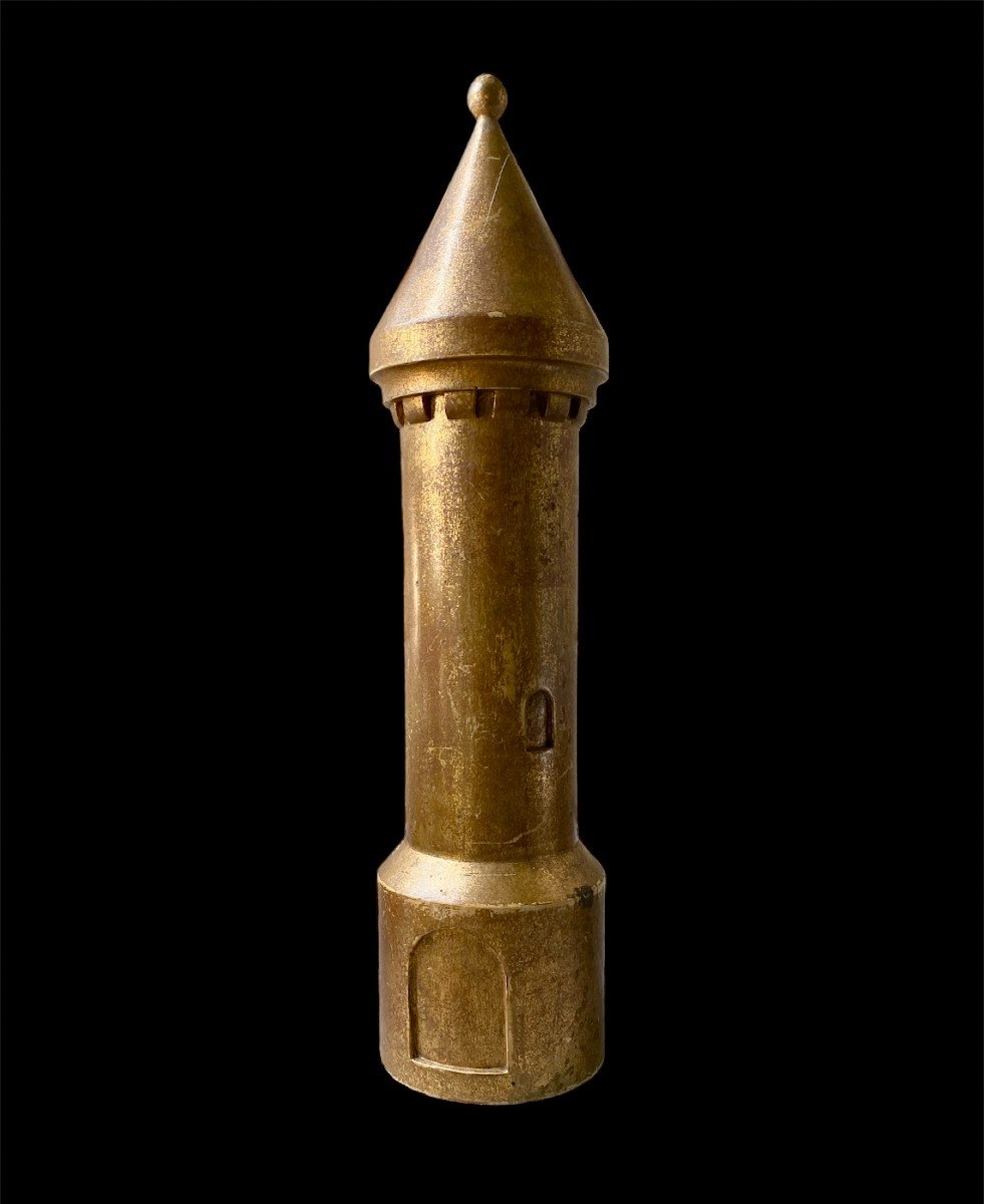 The Saint-barbara Tower, Very Large!, Bois Dore, Circa 1800-photo-3