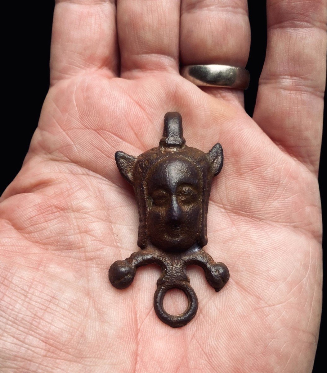  A Gothic Bronze 'court Jester' Key Hook, Nuremberg, 15th Century-photo-4