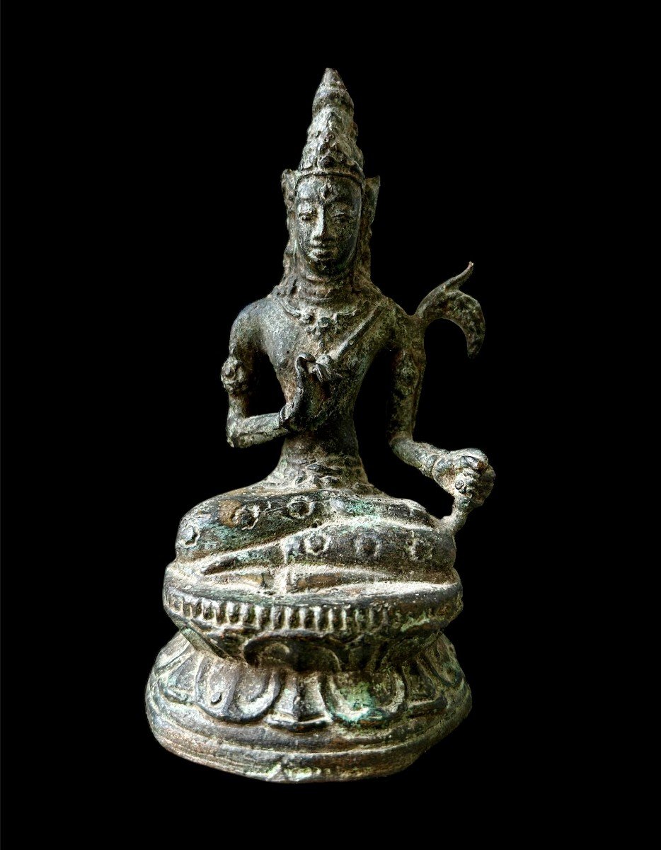 A Bronze Sculpture Of Ken Dedes, 20th Century Or Earlier