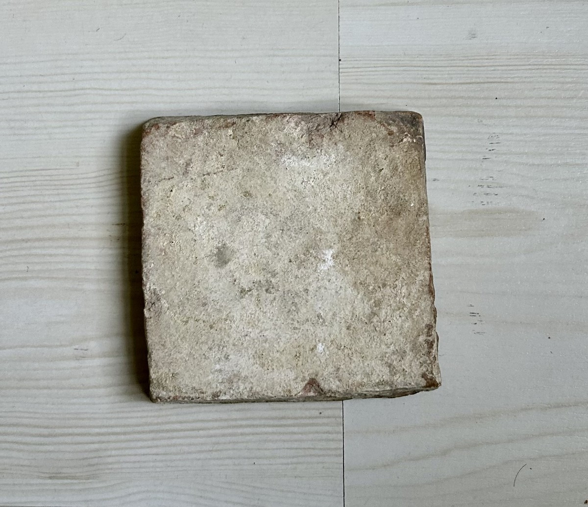 A 14th Century Floortile Depicting A Grotesque Mythical Beast-photo-3