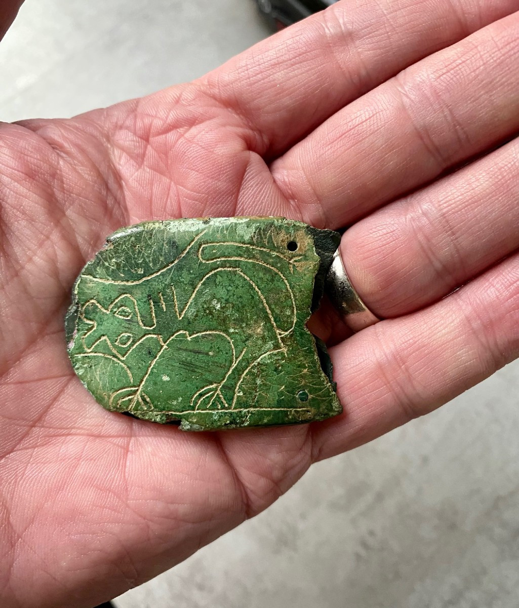 A Medieval Buckle With A Lioness Or Feline Beast, Circa 12th-13th Century Ad Or Before-photo-3