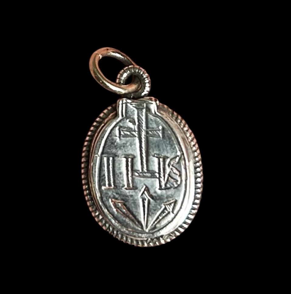 Silver Reliquary Pendant With The Lamb Of God "agnus Dei", Circa 17th Century-photo-2
