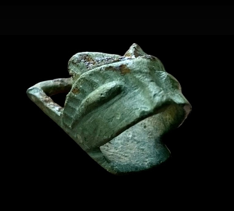 A Romanesque Zoomorphic Bronze Buckle, 11th-12th Century