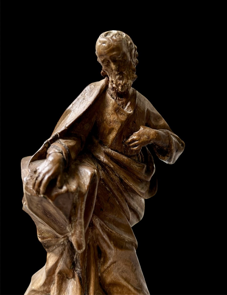 A 17th Century Linden Wood Apostle-photo-3