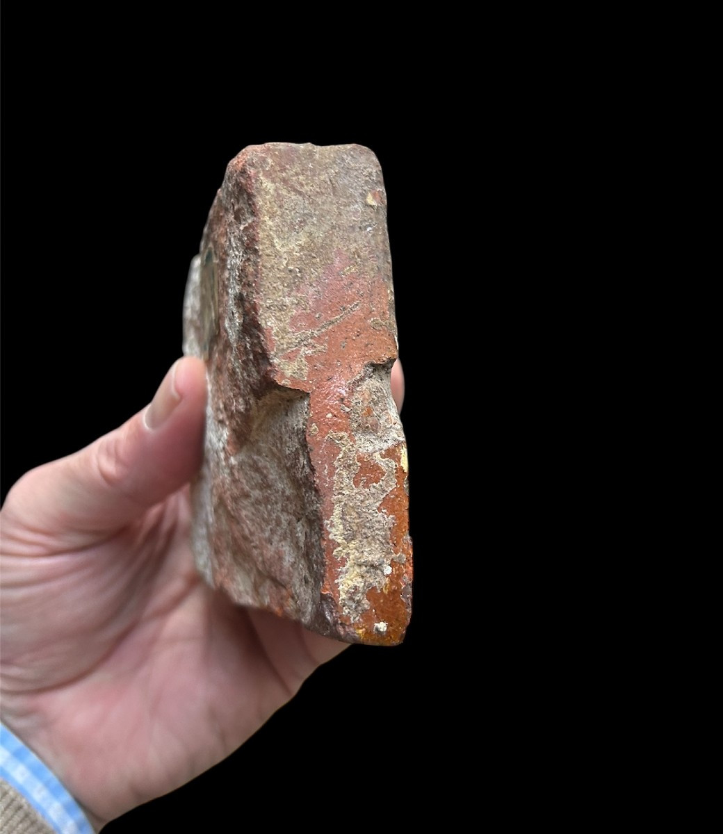 A 13th-14th Century Floortile Of A Fish-a Sturgeon?-photo-3