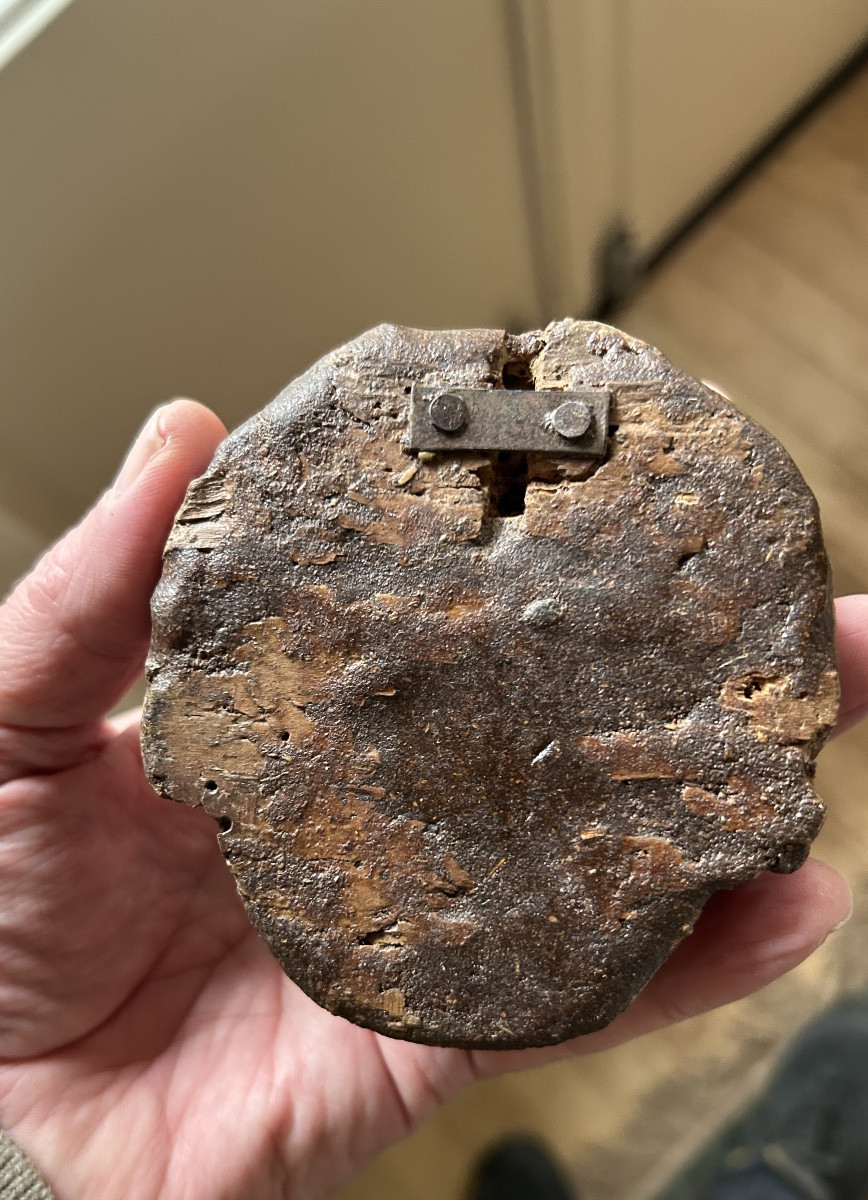 Tête de Chérubin en Chêne, XVIIe Siècle-photo-2