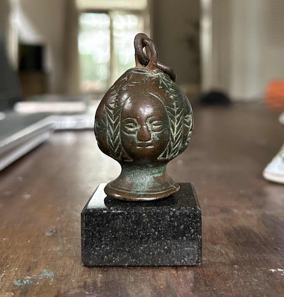 A 15th-century Sword Pommel With 4 Women's Faces-photo-4