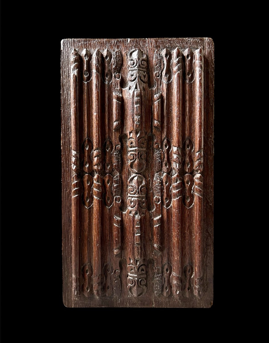 Panneau Renaissance  à Motifs Géométriques et Stylisés, XVIe Siècle