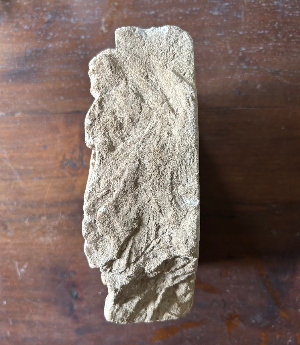 A French Fragment Of A Limestone Frieze With A Battle Scene, 12th-14th Century A.d.-photo-1