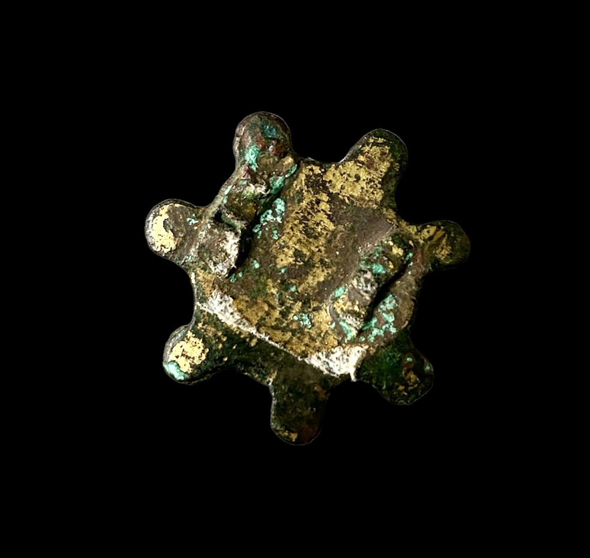 Une Broche Cloisonnée Emaillée En Bronze Anglo-Saxonne 10e-11e Siècle Après JC-photo-2