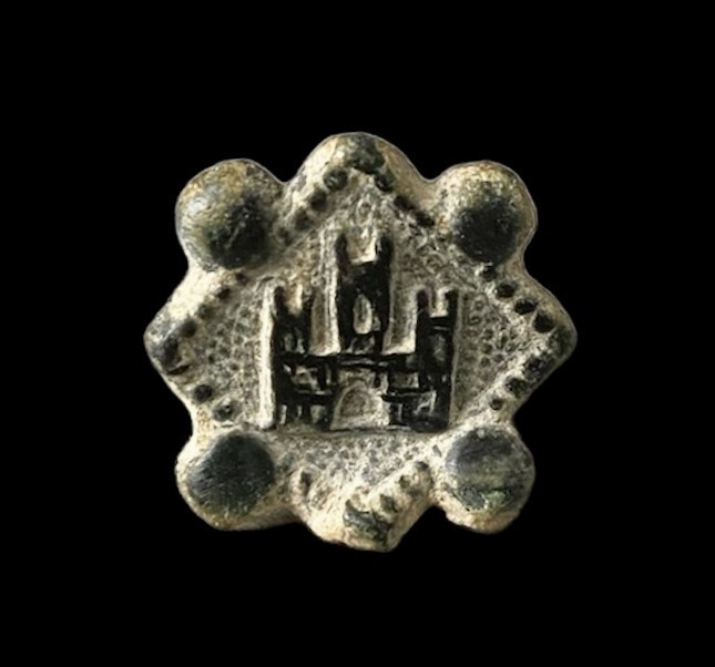  Two Romanesque Bronze Armor Appliques Circa 12th Century-photo-3