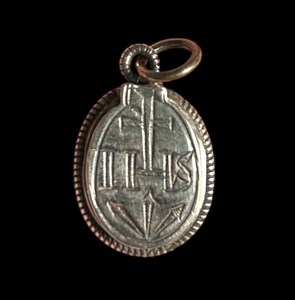 Pendentif Reliquaire en Argent avec l'Agneau de Dieu ''Agnus Dei'', XVIIe Siècle-photo-2