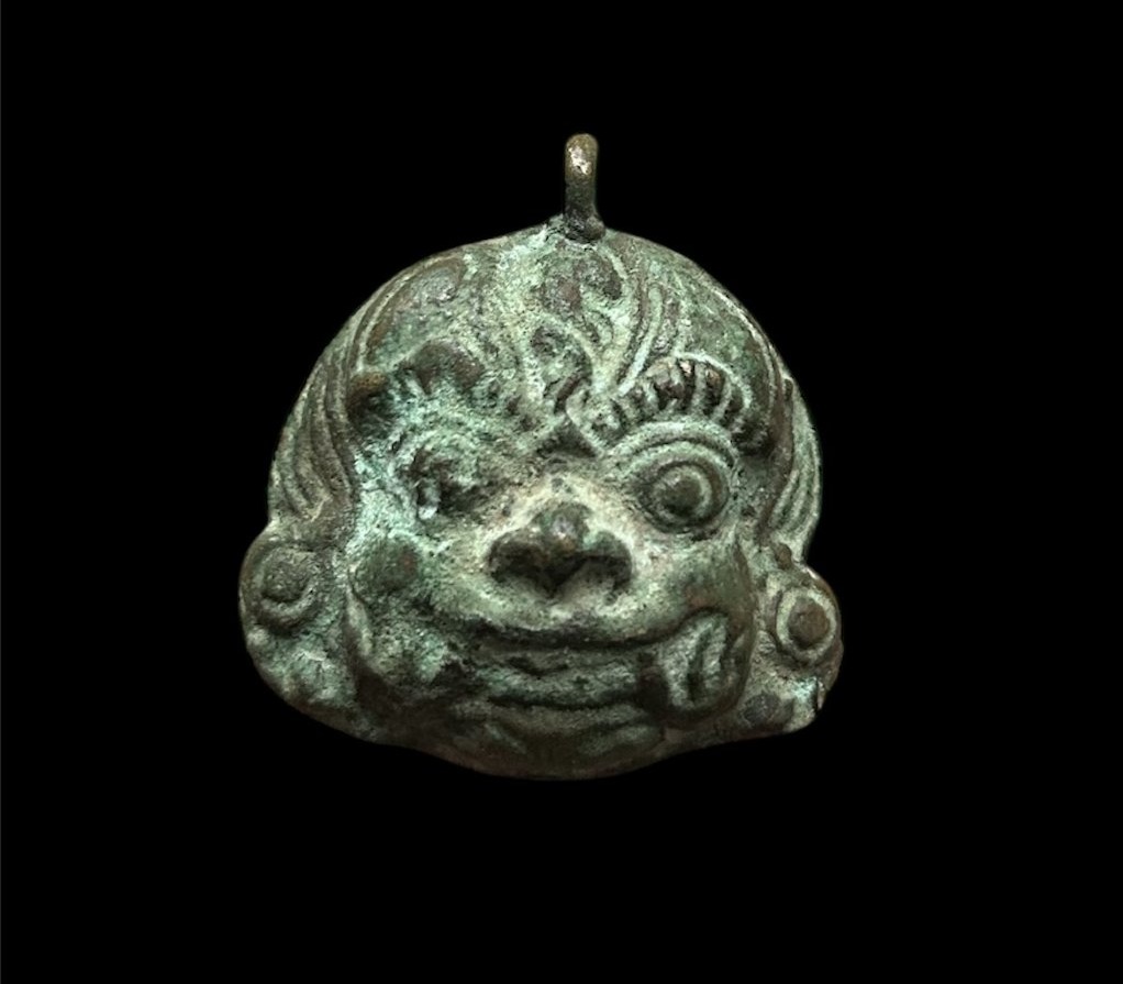 Pendentif Grande Représentant un Masque de Théâtre Romain, Ier-IIe Siècle Apres J.-C.