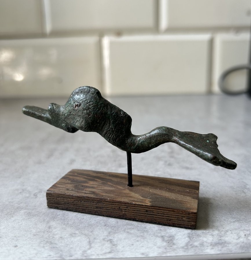 Dauphin Romain en Bronze, Ier–IIIe Siècle Apr. J.-C.-photo-3